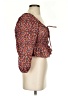 Zara Red 3/4 Sleeve Blouse Size S - photo 4