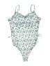 Unbranded 100% Polyester Floral Blue One Piece Swimsuit Size M - photo 2