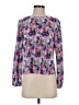 WAYF Purple Long Sleeve Blouse Size S - photo 1