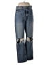 Topshop 100% Cotton Hearts Blue Jeans Size 28 waist - photo 1