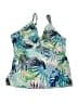 Unbranded Tropical Blue Swimsuit Top Size XL - photo 1