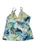 Unbranded Tropical Blue Swimsuit Top Size XL - photo 2