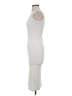 Shein Solid White Ivory Cocktail Dress Size 4 - photo 5