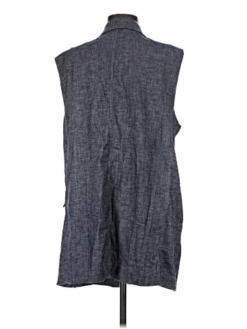 Lafayette 148 New York Sleeveless Button-Down Shirt (view 2)
