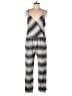 The Odells Chevron-herringbone Silver Jumpsuit Size M - photo 1
