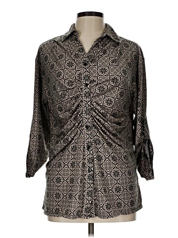 NY Collection 3/4 Sleeve Blouse (view 1)