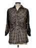NY Collection Paisley Black 3/4 Sleeve Blouse Size L - photo 1