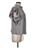 J by Joie 100% Polyester Gray Short Sleeve Blouse Size M - photo 4