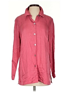 Sigrid Olsen 3/4 Sleeve Silk Top