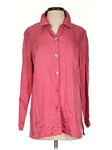 Sigrid Olsen 3/4 Sleeve Silk Top (view 1)