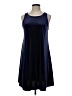 Old Navy Solid Blue Casual Dress Size M - photo 1