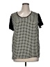 Old Navy 100% Rayon Black Short Sleeve Blouse Size XL - photo 1