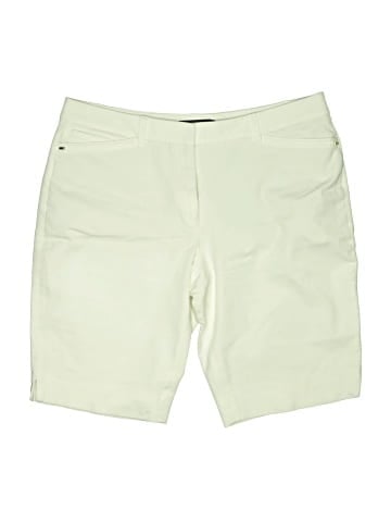 White House Black Market Khaki Shorts (view 1)