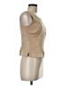Alain Figaret Tan Sleeveless Blouse Size 8 - photo 4