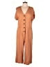 Assorted Brands 100% Rayon Solid Orange Jumpsuit Size L (estimated) - photo 1
