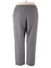 Alfred Dunner 100% Polyester Solid Gray Casual Pants Size 18W - photo 2