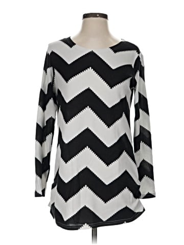 Allegra K Long Sleeve T-Shirt (view 1)