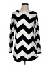 Allegra K Chevron-herringbone Silver Long Sleeve T-Shirt Size S - photo 1