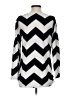 Allegra K Chevron-herringbone Silver Long Sleeve T-Shirt Size S - photo 2