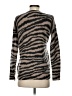 Magaschoni 100% Cashmere Animal Print Brown Cashmere Pullover Sweater Size XS - photo 2