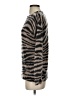 Magaschoni 100% Cashmere Animal Print Brown Cashmere Pullover Sweater Size XS - photo 5