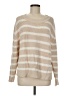 John & Jenn 100% Cotton Stripes Tan Pullover Sweater Size M - photo 1
