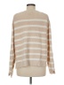 John & Jenn 100% Cotton Stripes Tan Pullover Sweater Size M - photo 2