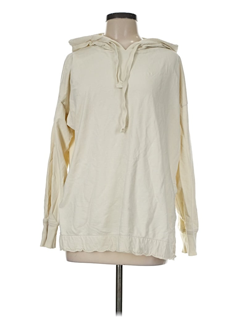 Pre-owned Aerie Pullover Hoodie In Ivory