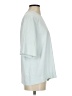 Everlane 100% Triacetate Teal 3/4 Sleeve Top Size 4 - photo 4