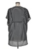 Xhilaration Stripes Black Short Sleeve Blouse Size XL - photo 2