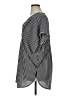 Xhilaration Stripes Black Short Sleeve Blouse Size XL - photo 5
