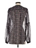 Ann Taylor LOFT 100% Polyester Black Long Sleeve Blouse Size S - photo 2