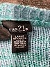 rue21 100% Acrylic Color Block Teal Pullover Sweater Size L - photo 7