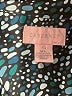 Cabernet Print Teal 3/4 Sleeve Button-Down Shirt Size L - photo 7