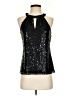 Unbranded 100% Polyester Black Sleeveless Blouse Size XS - photo 1