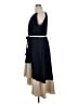 DKNY 100% Polyester Color Block Blue Casual Dress Size 14 - photo 5