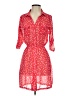 Maurices Red 3/4 Sleeve Button-Down Shirt Size XS - photo 1