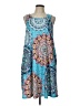 Unbranded Paisley Blue Casual Dress Size L - photo 1