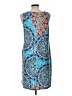 Unbranded Paisley Blue Casual Dress Size L - photo 2