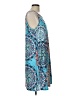Unbranded Paisley Blue Casual Dress Size L - photo 4