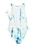 Something Navy Tie-dye Blue One Piece Swimsuit Size XS - photo 2