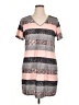 Shein Stripes Silver Casual Dress Size XL - photo 1