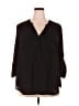 Torrid Black 3/4 Sleeve Blouse Size 2X Plus (2) - photo 1