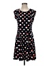 Nue Options Polka Dots Black Casual Dress Size S (petite) - photo 1