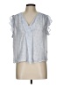 a.n.a. A New Approach 100% Polyester Blue Sleeveless Blouse Size L (petite) - photo 1