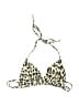 Unbranded Animal Print Gold Ivory Swimsuit Top Size XS (estimated) - photo 1