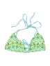 Unbranded Print Green Swimsuit Top Size S (estimated) - photo 1