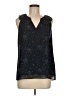 CAbi 100% Polyester Black Sleeveless Blouse Size M - photo 1