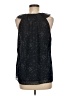 CAbi 100% Polyester Black Sleeveless Blouse Size M - photo 2