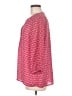 Willi Smith 100% Polyester Hearts Pink 3/4 Sleeve Blouse Size M - photo 5